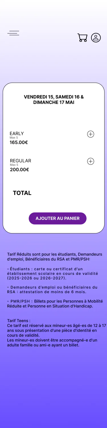 Pass 3 jours - wireframe J-Rock Soundwave Festival